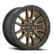 Fuel Rebel 17x9 +1 6x139.7mm 106.1mm Matte Bronze Black Bead Ring