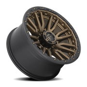 Fuel Rebel 22x10 -18 8x180mm 124.2mm Matte Bronze Black Bead Ring