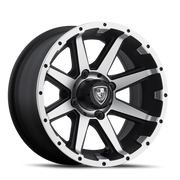 Fairway Alloys Rebel 14x6.5 -23 4x101.6mm 70.7mm Matte Black Machined