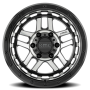 KMC Recon 18x8.5 +18 5x127mm 71.5mm Satin Black Machined