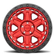Black Rhino Reno 18x9.5 +12 6x135mm 87.1mm Candy Red Black Lip Edge-Black Bolts