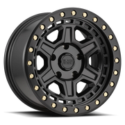 Black Rhino Reno 17x9 -18 5x114.3mm 71.6mm Matte Black Brass Bolts