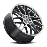 Platinum Retribution 17x8 +35 5x110mm 65.1mm Bright Graphite Clear Coat