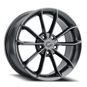 Platinum Revelation 18x8 +15 5x115mm 71.5mm Gloss Gunmetal Clear Coat