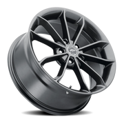 Platinum Revelation 18x8 +35 5x100mm 63.3mm Gloss Gunmetal Clear Coat