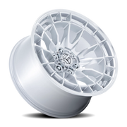 Fuel Revolt 17x8.5 +25 6x139.7mm 106.1mm Hyper Silver Machined Face