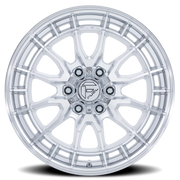 Fuel Revolt 17x9 +1 6x139.7mm 106.1mm Hyper Silver Machined Face