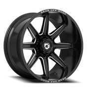 Gear Off Road Ridge 18x9 +18 8x165.1mm 125.2mm Satin Black Milled
