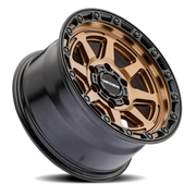 Mayhem Ridgeline 17x8.5 -6 5x127mm 78.1mm Satin Bronze Black Lip