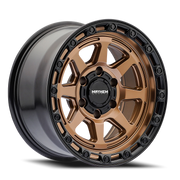Mayhem Ridgeline 17x8.5 +25 6x139.7mm 106mm Satin Bronze Black Lip
