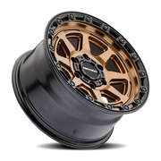 Mayhem Ridgeline 17x8.5 -6 6x139.7mm 106.1mm Satin Bronze Black Lip