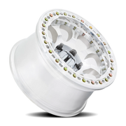 KMC Riot Beadlock 17x9 -12 5x127mm 71.5mm Machined Silver