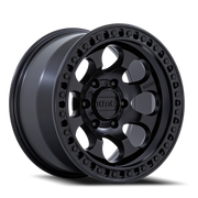 KMC Riot SBL 17x8.5 +10 5x127mm 71.5mm Satin Black Satin Black Lip