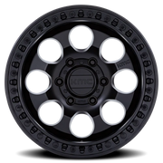 KMC Riot SBL 18x9 +18 6x120mm 66.9mm Satin Black Satin Black Lip