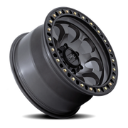 KMC Riot SBL 17x8.5 +10 5x127mm 71.5mm Anthracite Satin Black Lip