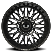 Vision 402 20x9 +12 8x170mm 125.2mm Gloss Black Machined Face