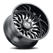 Vision 402 24x12 -51 8x180mm 124.2mm Gloss Black Machined Face