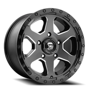 Fuel Ripper 17x9 -12 5x127mm 78.1mm Gloss Black Milled