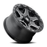 Fuel Ripper 17x9 -12 5x127mm 78.1mm Gloss Black Milled
