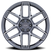 Niche Rise 20x9 +15 5x112mm 66.56mm Anthracite Machined Face