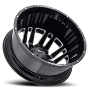 Vision 401 20x8.25 -145 8x170mm 125.2mm Gloss Black Machined Face