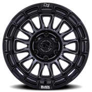 Black Rhino Rival 17x8.5 +10 5x127mm 71.5mm Matte Gunmetal Matte Black Lip