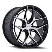 Niche Riviera NC286 20x11 +43 5x120mm 72.56mm Gloss Black Machined Face