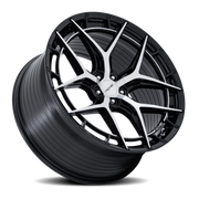 Niche Riviera NC286 20x9 +45 5x112mm 72.56mm Gloss Black Machined Face
