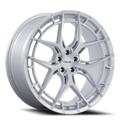 Niche Riviera NC286 20x10.5 +38 5x120mm 72.56mm Gloss Silver Brushed Face