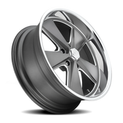 US Mags Roadster 20x10.5 +1 5x127mm 78.1mm Matte Gunmetal Machined