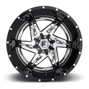Fuel Rocker 22x10 -13 8x170mm 125.1mm Chrome Gloss Black Lip