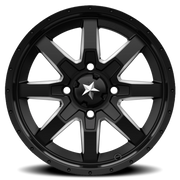 MSA Rocker 14x7 +10 4x110mm 86mm Flat Black Milled