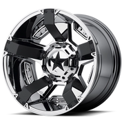 XD Series Rockstar II 20x9 -12 5x114.3mm 72.6mm PVD Matte Black Accents