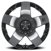 XD Series Rockstar 20x8.5 +10 8x170mm 130.81mm Machined Silver Black Windows