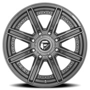 Fuel Rogue Platinum 20x10 -18 8x180mm 124.2mm Brushed Gunmetal Tinted Clear
