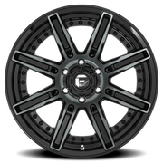 Fuel Rogue 20x9 +1 6x139.7mm 106.1mm Machined Double Dark Tint