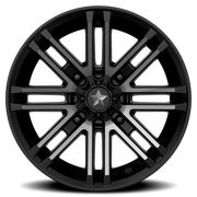 MSA Rogue 14x7 +10 4x156mm 132mm Satin Black Titanium Tint