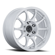 Black Rhino Ronin 17x8.5 +0 5x127mm 71.5mm Gloss Silver Machined Face