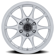 Black Rhino Ronin 17x8.5 +0 5x127mm 71.5mm Gloss Silver Machined Face