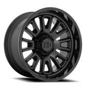 XD Series Rover 20x9 +0 5x127mm 71.5mm Satin Black Gloss Black Lip