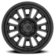 XD Series Rover 22x10 -18 5x127mm 71.5mm Satin Black Gloss Black Lip