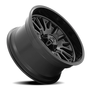 XD Series Rover 20x9 +0 8x165.1mm 125.1mm Satin Black Gloss Black Lip