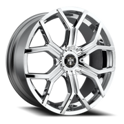 DUB Royalty 24x9.5 +30 6x135mm 87.1mm Chrome
