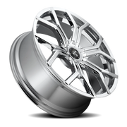 DUB Royalty 24x9.5 +30 6x135mm 87.1mm Chrome