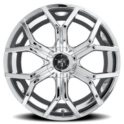 DUB Royalty 22x9.5 +30 6x135mm 87.1mm Chrome