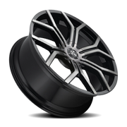 DUB Royalty 24x9.5 +30 6x135mm 87.1mm Gloss Black Machined-Spoke-Machined-Face-DDT