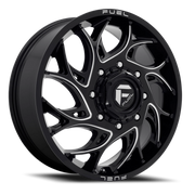 Fuel Runner Dually 20x8.25 +105 8x165.1mm 121.6mm Gloss Black Milled