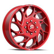 Fuel Runner Dually 20x8.25 +105 8x200mm 142.2mm Candy Red Milled