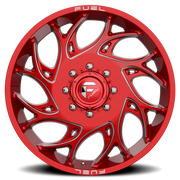 Fuel Runner Dually 20x8.25 +105 8x210mm 154.3mm Candy Red Milled