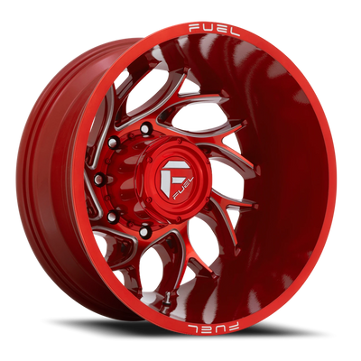 Fuel Runner Dually 22x8.25 -227 8x200mm 142.2mm Candy Red Milled